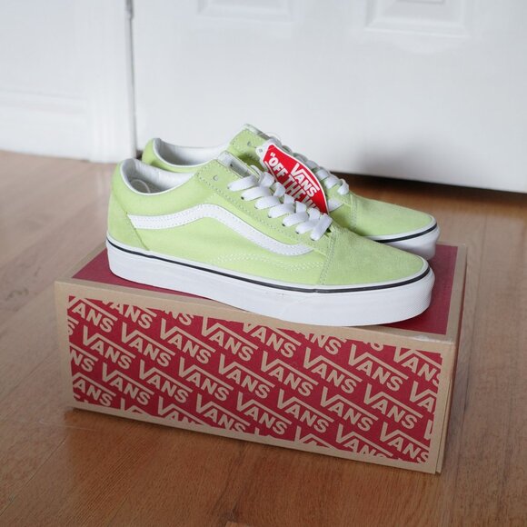 NWT Vans Old Skool Lime Green (6.5 M // 8 W) - Picture 1 of 7